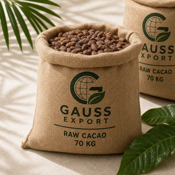 Gauss Export Rohkakao 70 kg Jutesack